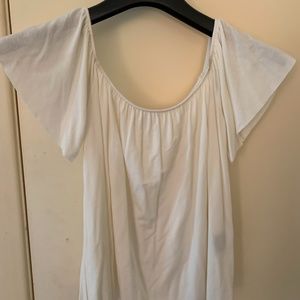 Urban Outfitters Off the shoulder white blouse